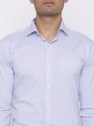 Light blue check shirt