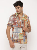 abstract printed shirts