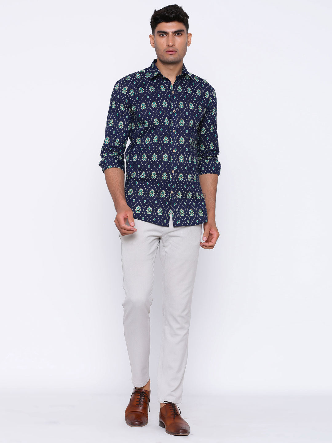 sanganeri printed shirt