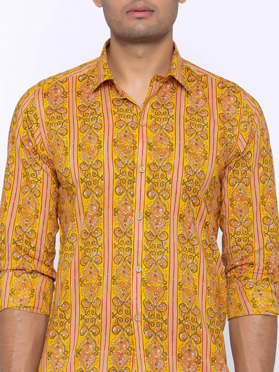 sanganeri printed shirt