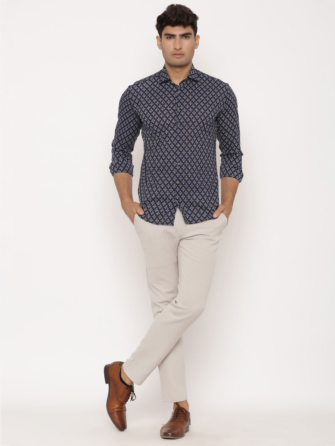 printed formal shirts