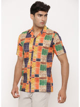 Patchwork Printed Shirt