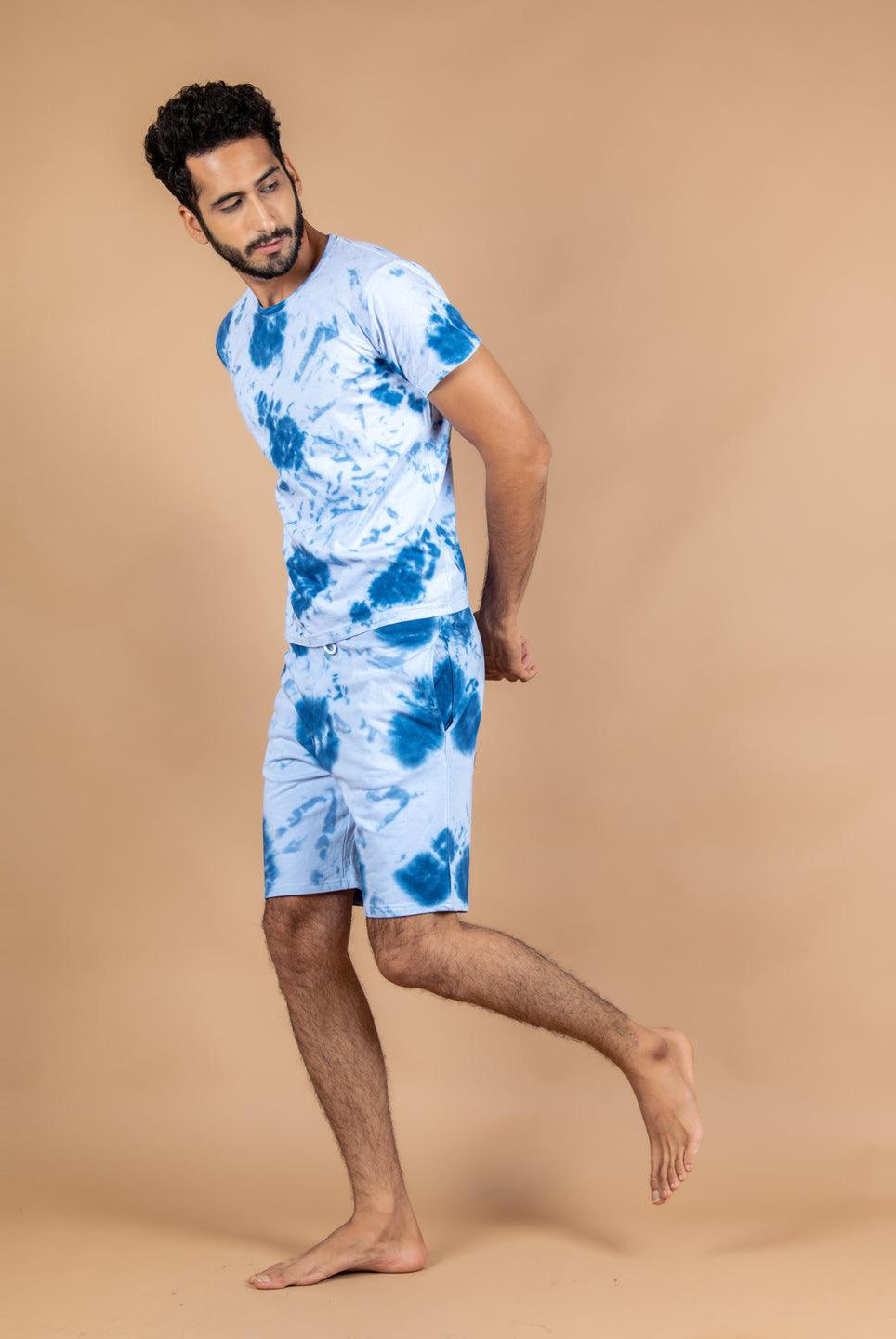 Blue Tie and Dye T-shirt and Shorts - Tistabene