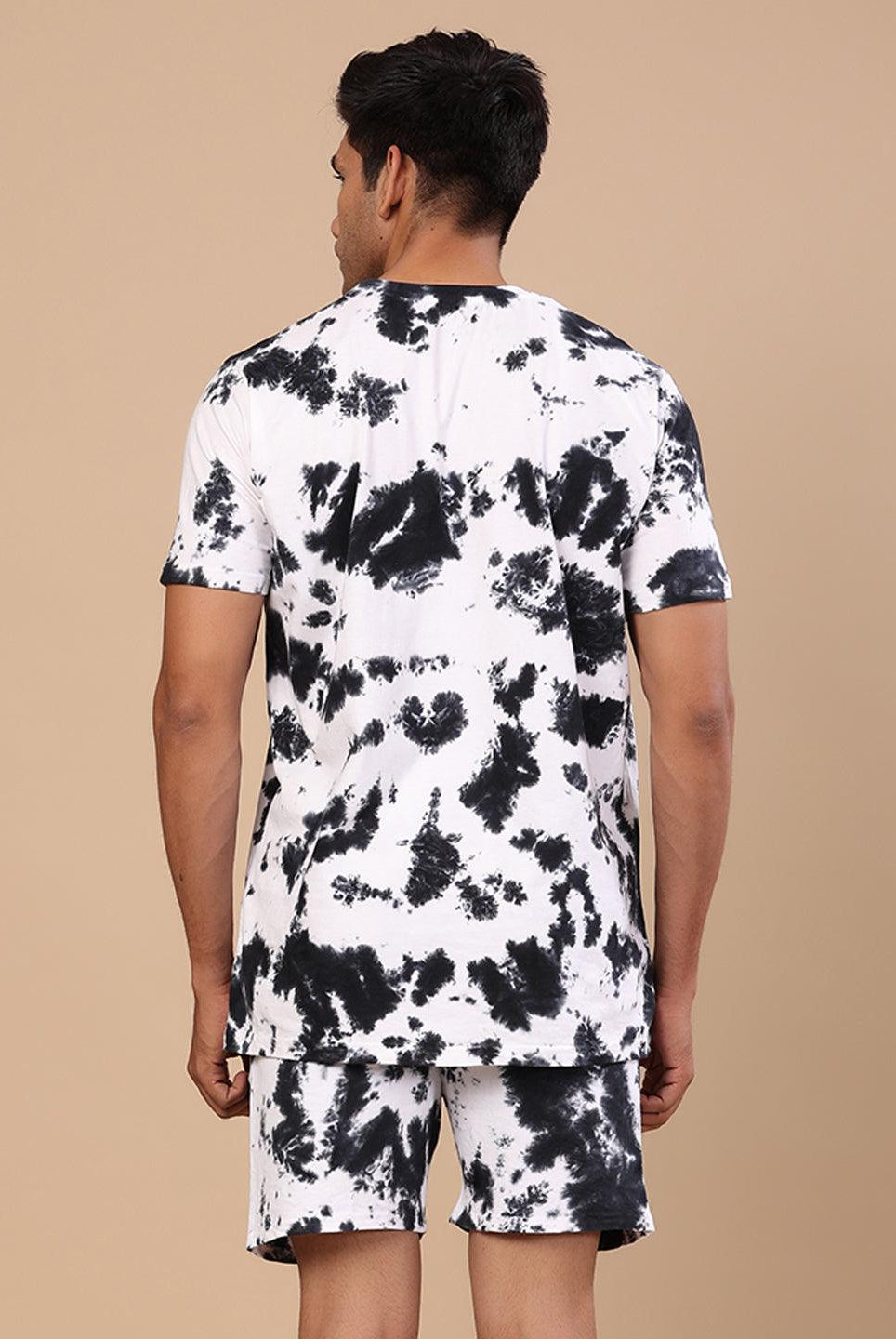 NASA Tie & Dye Co-ord Set (T-shirt with Shorts) - Tistabene