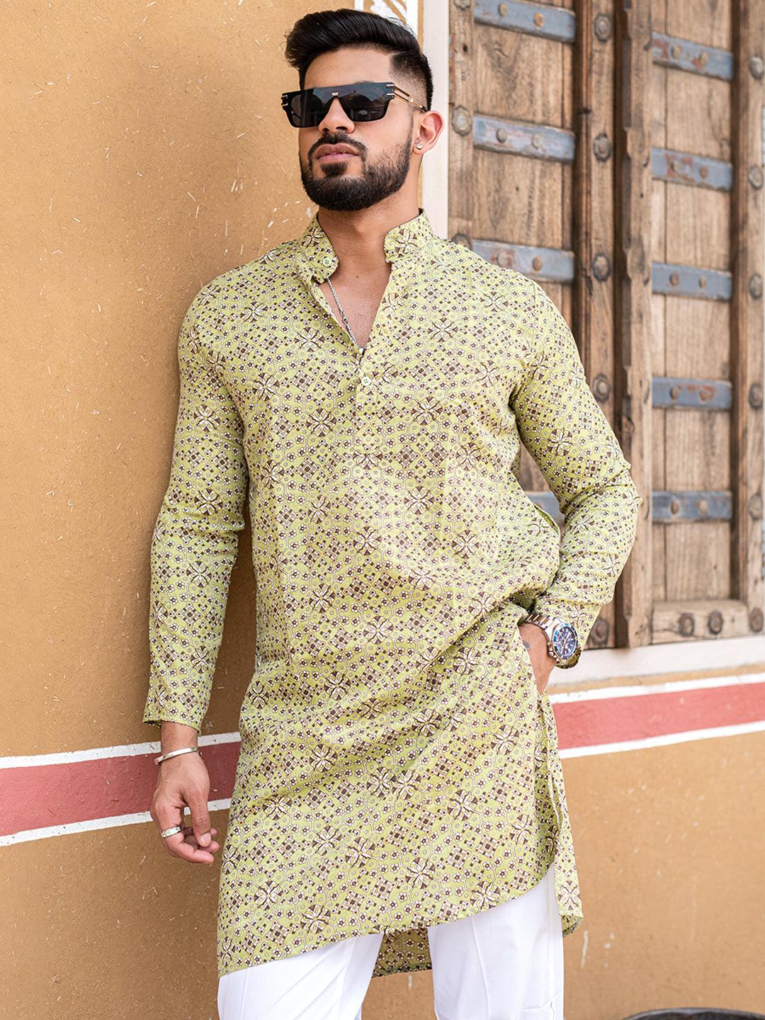 Men's Indian outfit | Gents kurta design, Men fashion casual shirts, Short  kurta for men