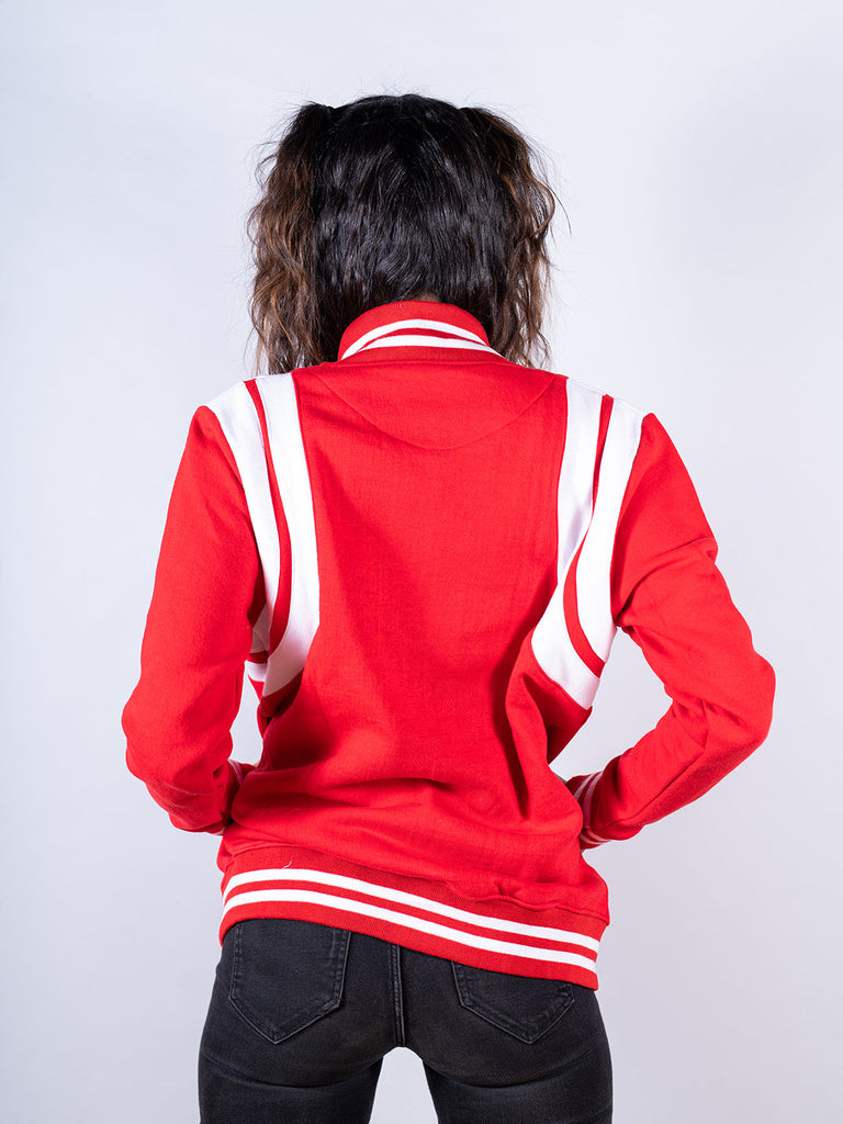 Red Varsity Jacket - Tistabene