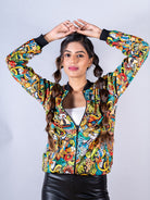 printed jacket for women
