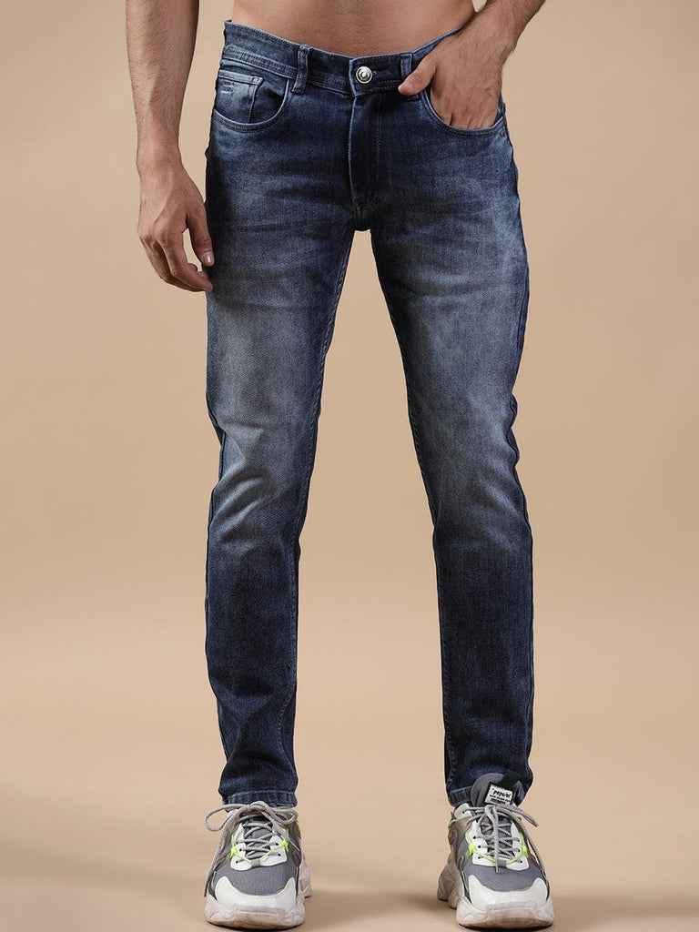 Blue Denim Men's Jeans - Tistabene