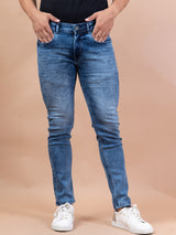blue denim ankle mens jeans