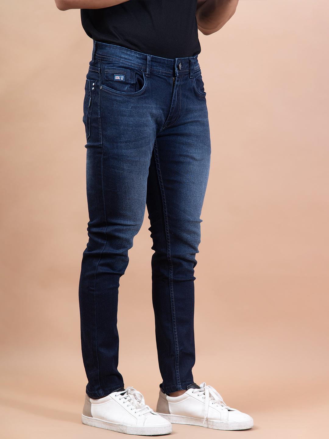 Buy Denim Blue Denim Men's Jeans Online