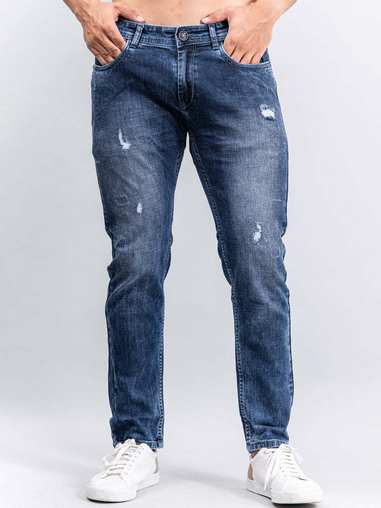 Ripped Denim Jeans for Men