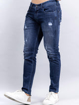 dark blue denim jeans