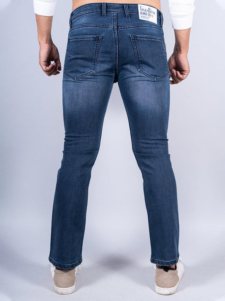 Blue Boot-cut Men's Jeans 