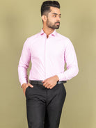 Pink and Wide Stripes Shirt - Tistabene