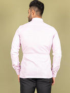 Baby Pink Orion 4 Pocket Linen Shirt - Tistabene