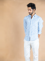sanganeri printed shirt