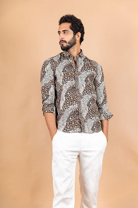 Cheetah Printed Shirt 