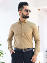 Khaki Cotton Shirt - Tistabene