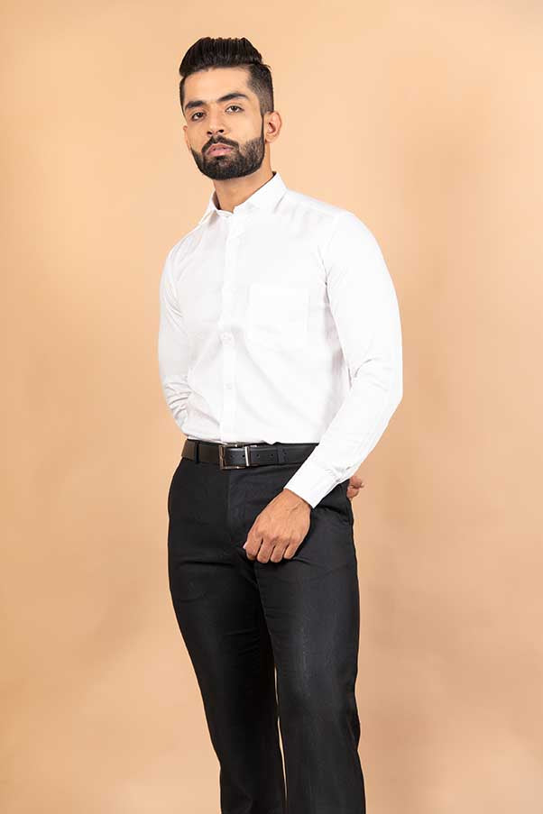 Off-White Formal Cotton Shirt