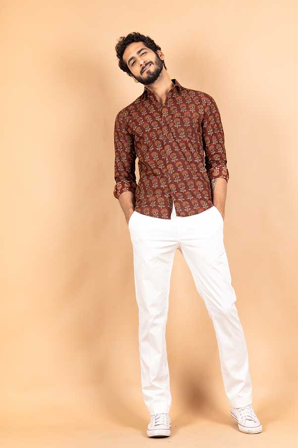 cotton printed shirt