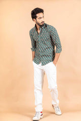 printed cotton shirts for men