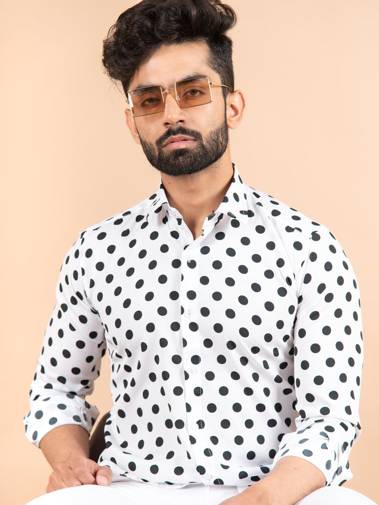 polka dotted shirt online