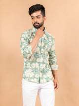 Floral Jaipuri Printed Cotton Shirt