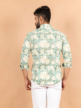 Floral Jaipuri Printed Cotton Shirt