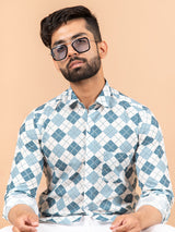 block printed shirt