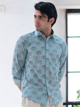 elephant print shirt mens