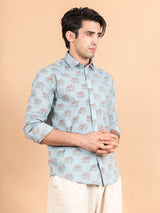 sanganeri printed shirt