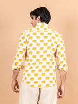 sanganeri printed shirt