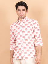 Elephant Print Full Sleeves Shirt