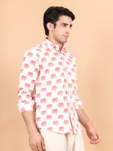 Elephant Print Full Sleeves Shirt