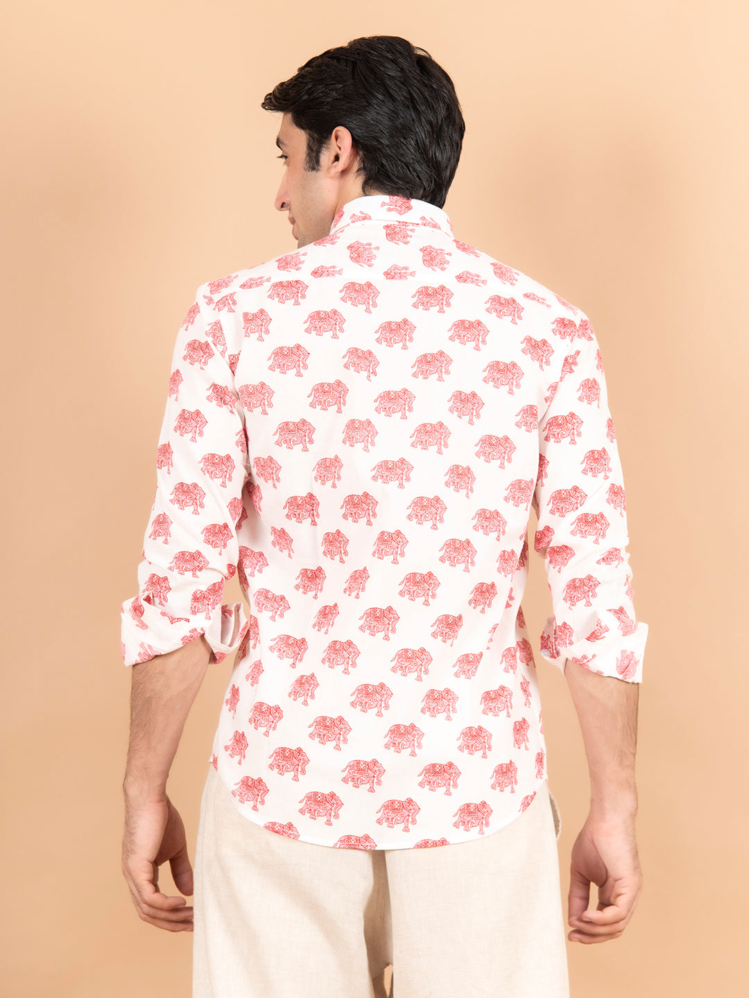 Elephant Print Full Sleeves Shirt