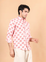 Elephant Print Full Sleeves Shirt