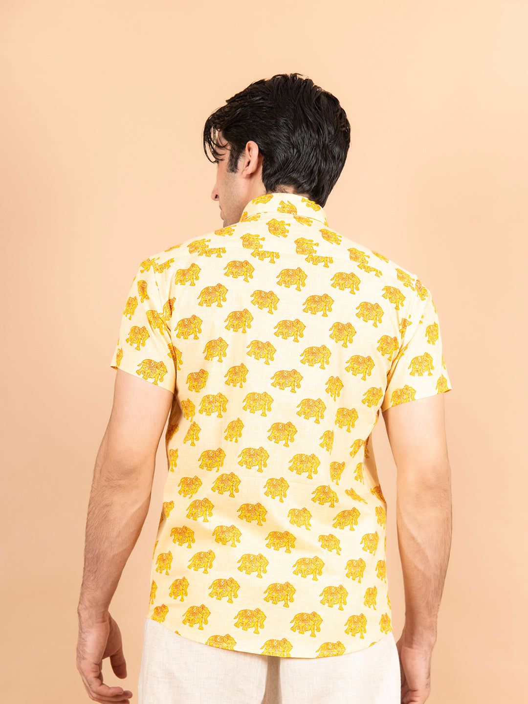 mens printed cotton shirts