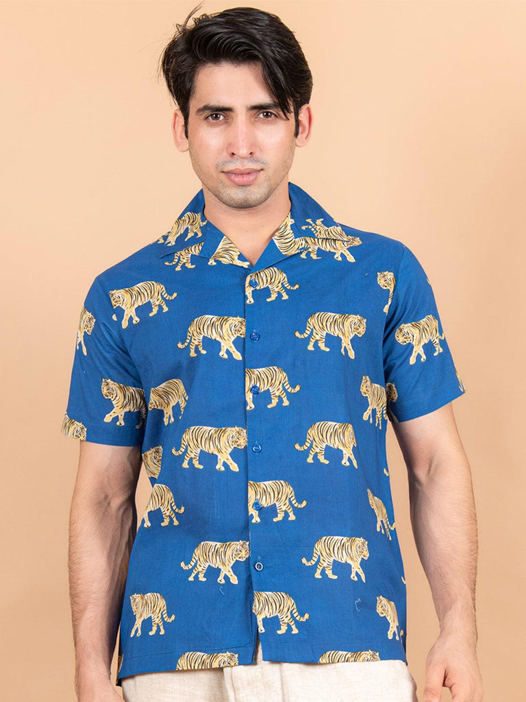 tiger printed shirt	