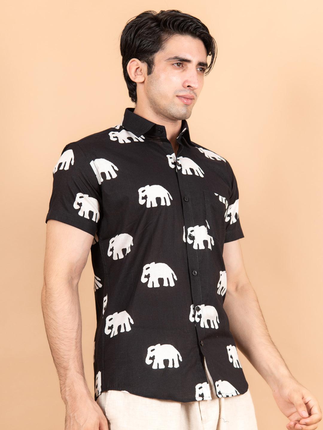 Elephant Printed Shirt 