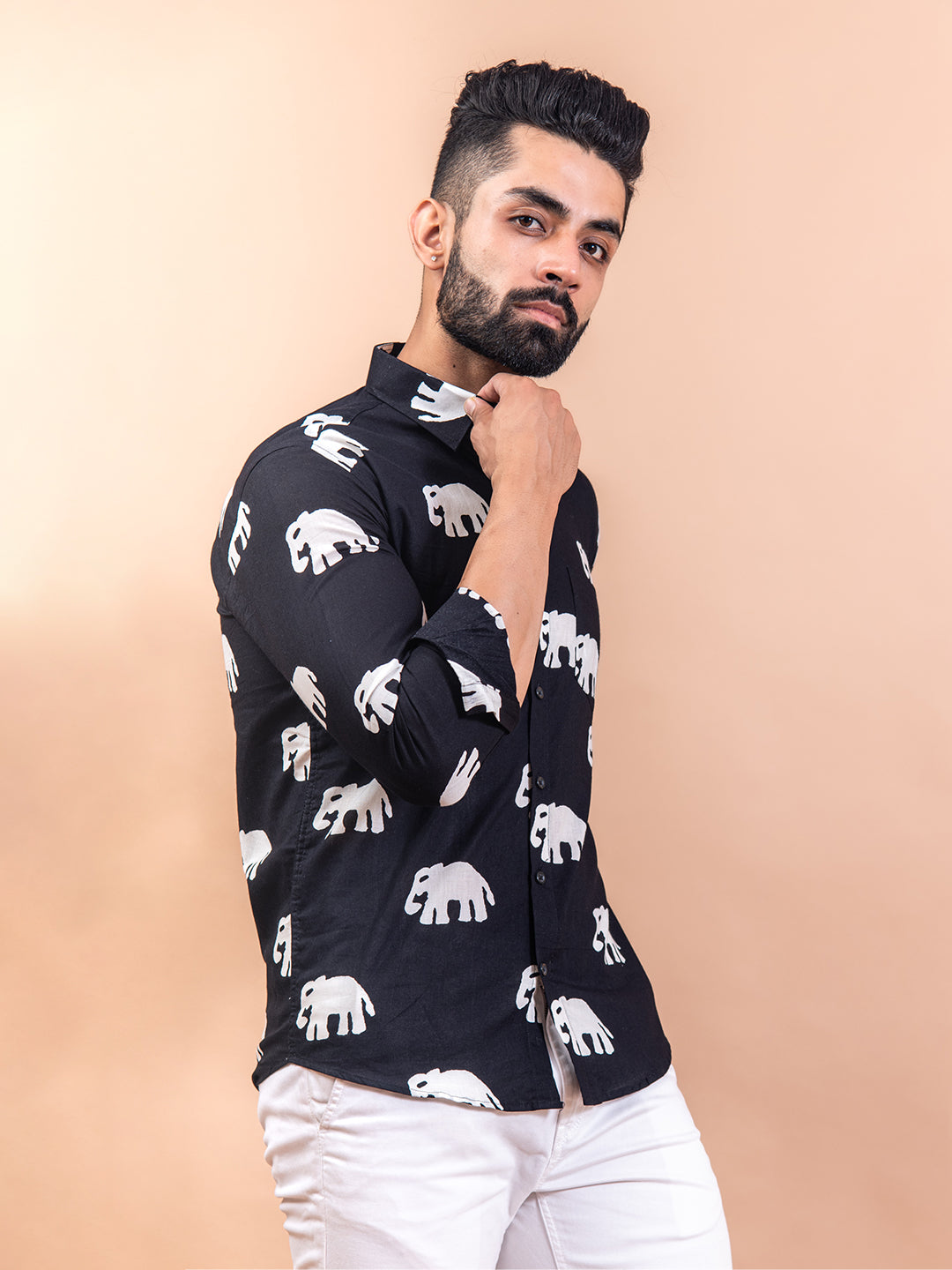 Elephant Printed Shirt