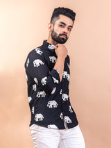 Elephant Printed Shirt