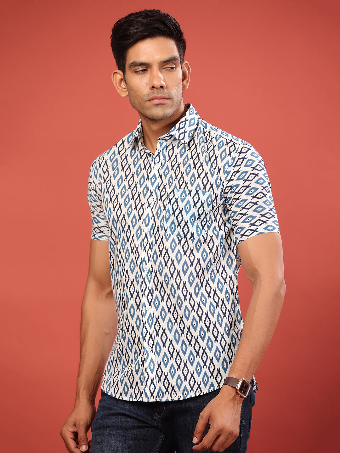 cotton printed shirt