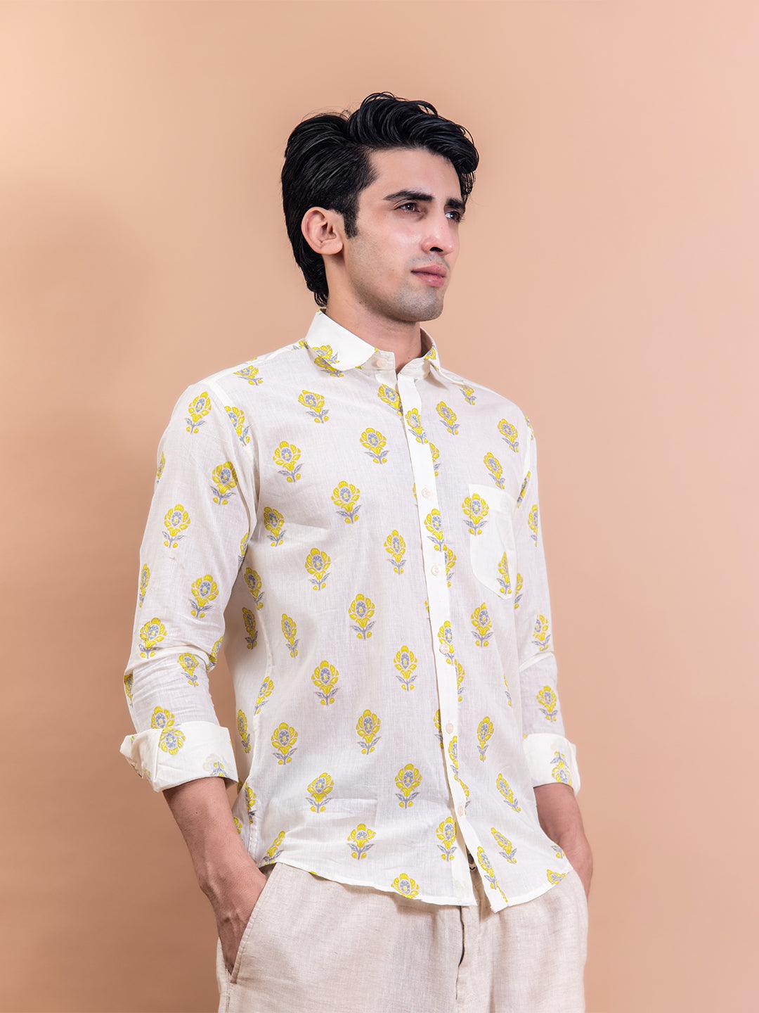 cotton printed shirt