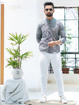 abstract printed shirts
