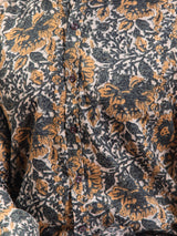 Multi color Abstract floral printed shirt