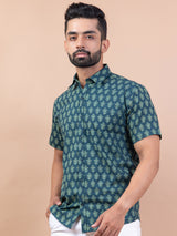 printed cotton shirts for men