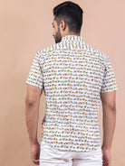 Miniature Camel Print Half Sleeve Shirt - Tistabene