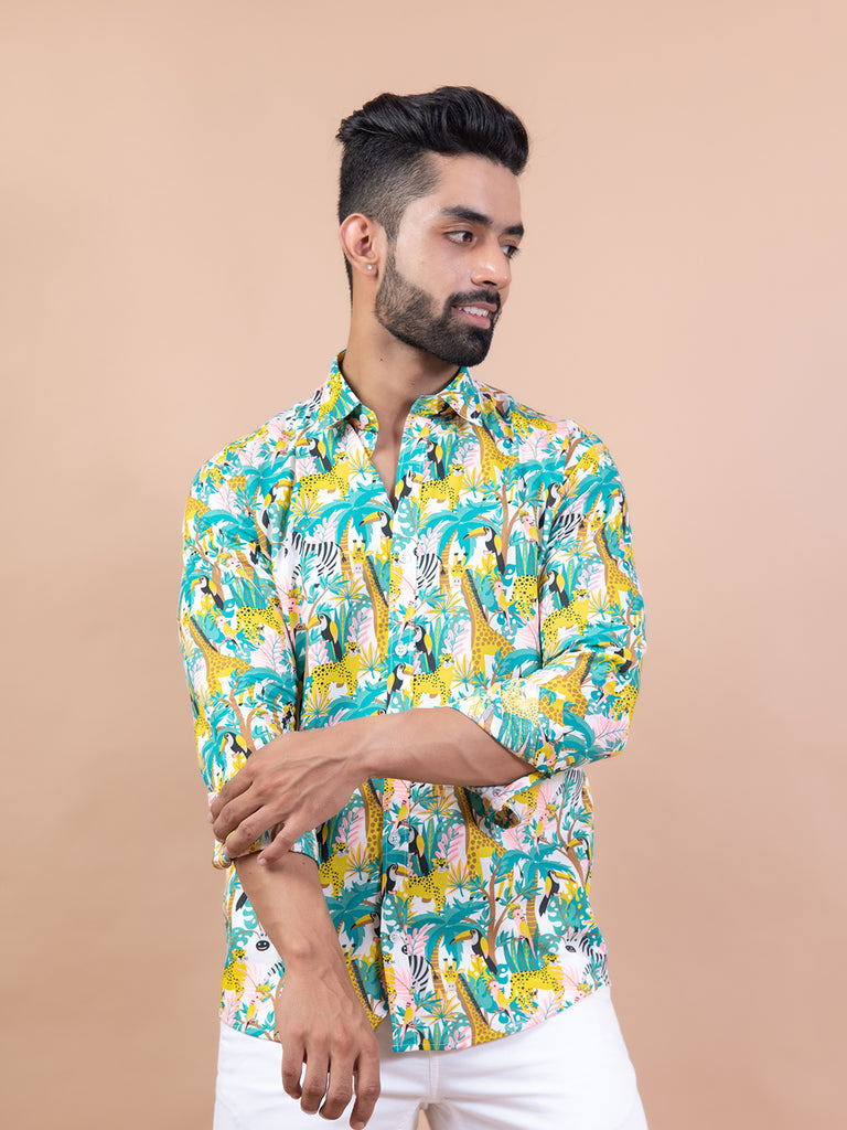 floral Printed shirts for men