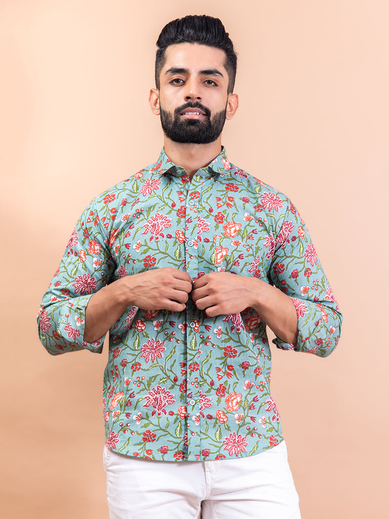 flower printed shirts online