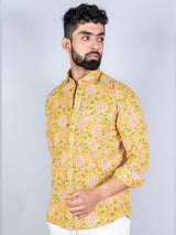 sanganeri printed shirt